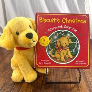 Biscuit’s Christmas Storybook Collection & Plush Bundle Book Buddy Stuffed Dog